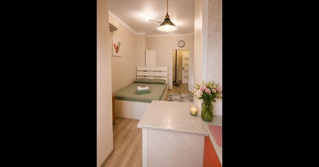 Студия на Абая–Саина, 20 м², до 2 гостей, фото 2