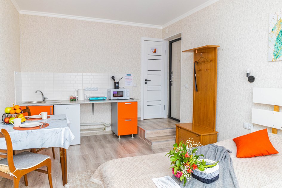 Студия на Абая–Саина, 20 м², до 3 гостей, фото 5