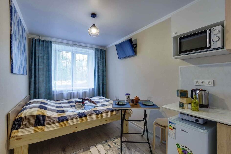 Интерьер: Уютная студия рядом с Ботаническим садом, 15 м²