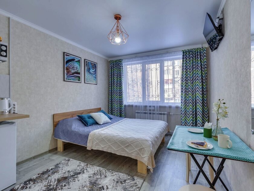 Уютная студия, ул. Казыбек би, 126, 17 м², до 3 гостей, фото 3